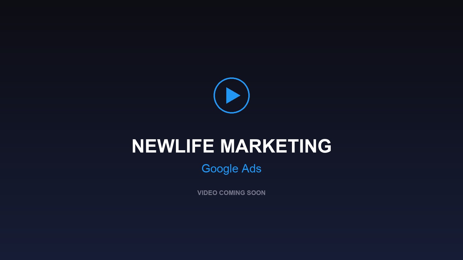 NewLife Marketing — A real search terms report, showing what the budget actually bought