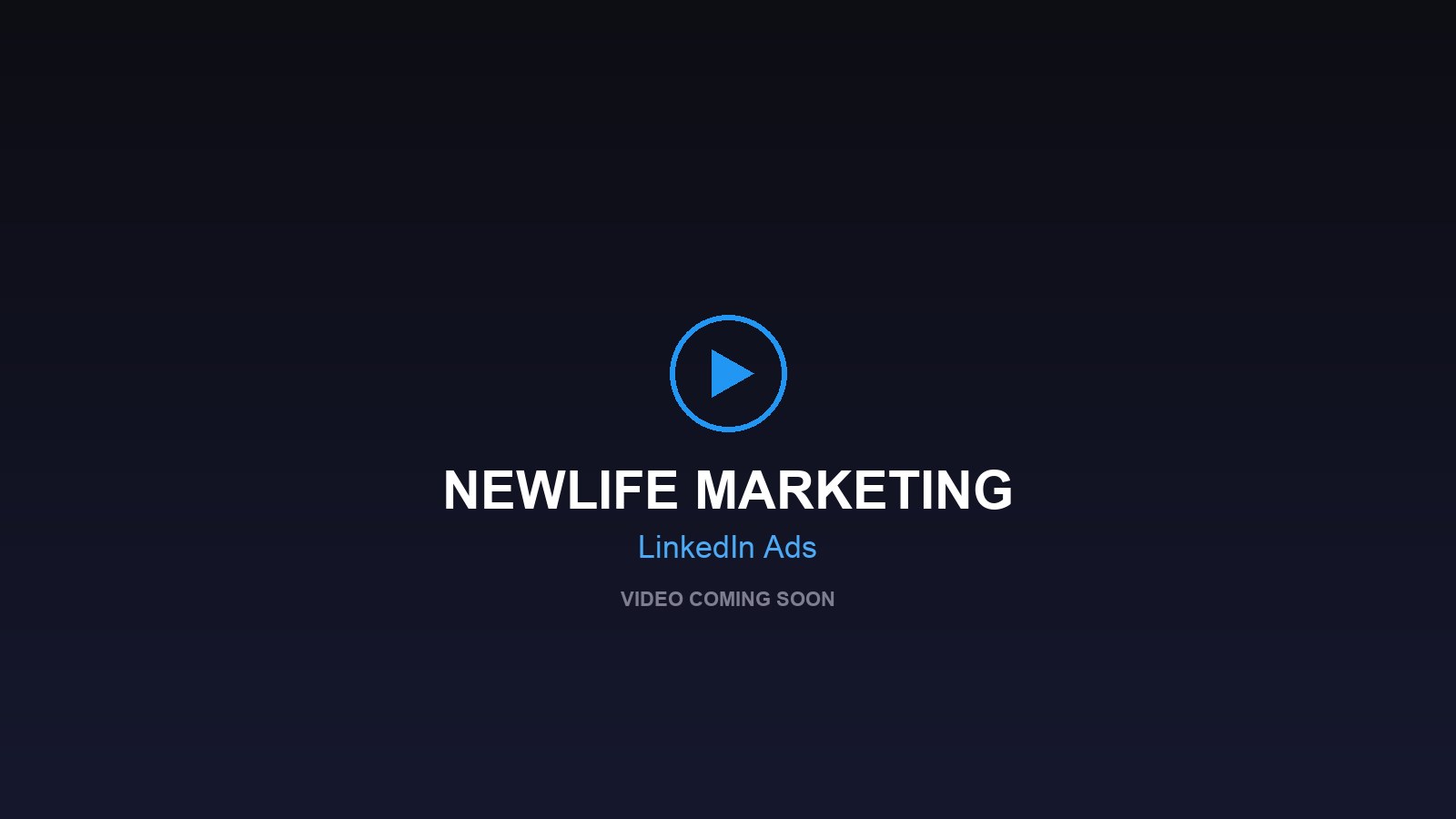 NewLife Marketing — Real CPC and CPM numbers next to Meta and Google — and why the same strategy fails here