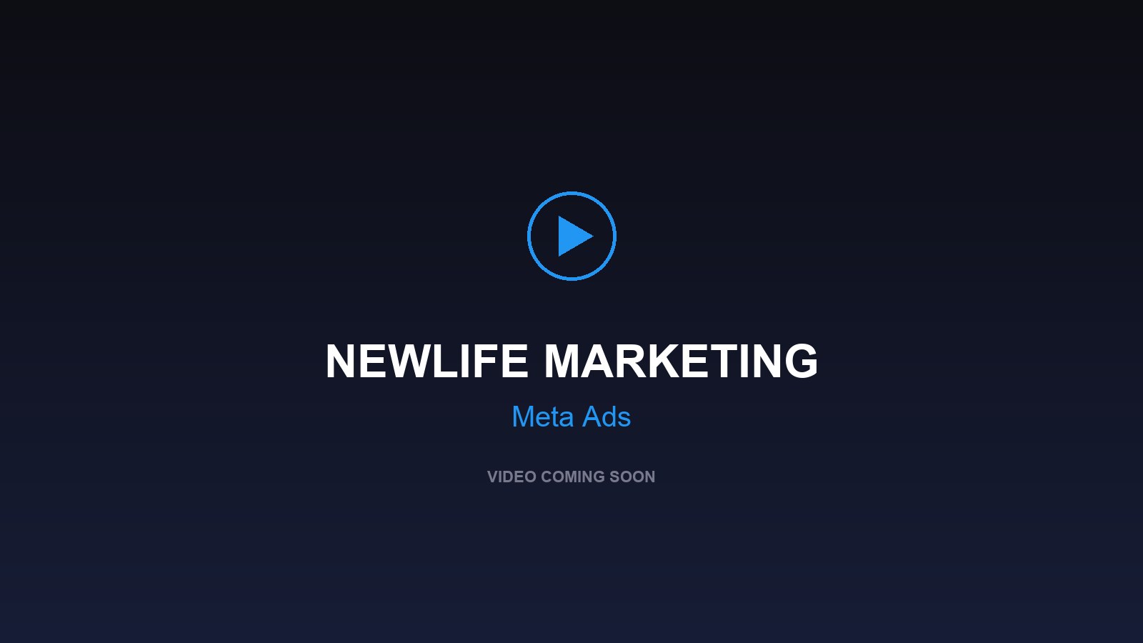 NewLife Marketing — What two seconds in the feed actually looks like