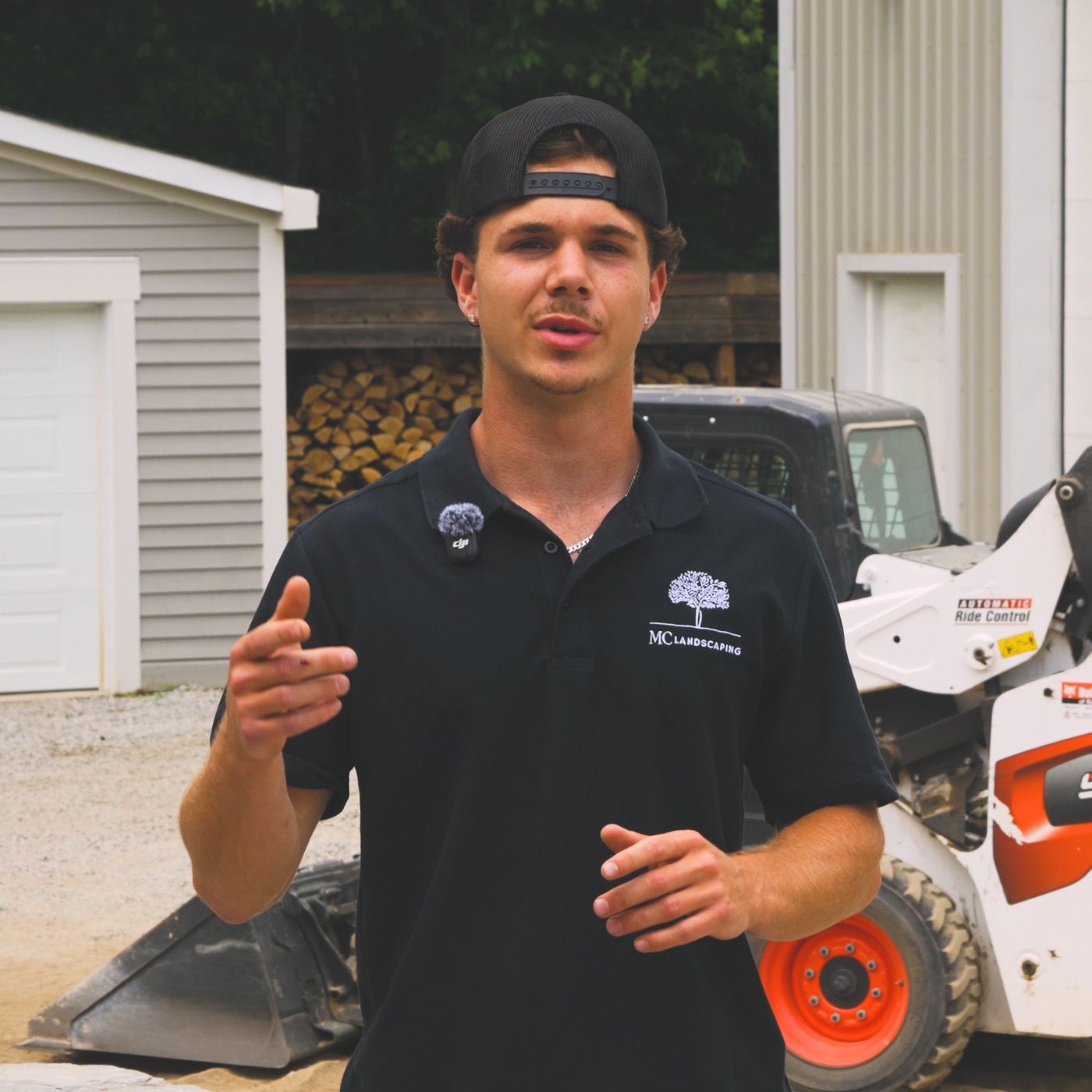 Job-site content set — MC Landscaping