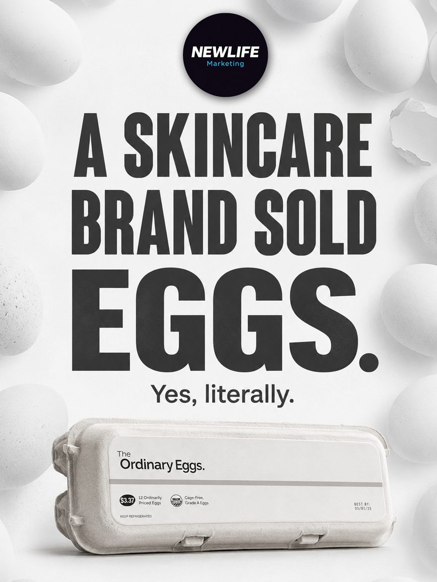 A Skincare Brand Sold Eggs