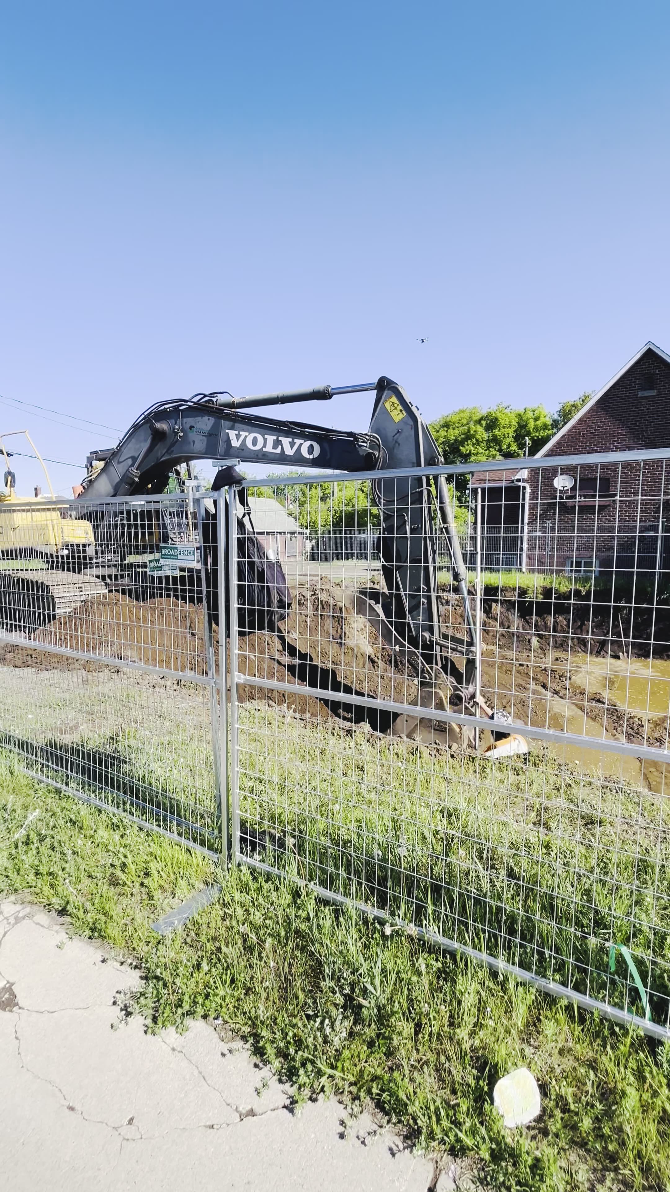 Excavation day at the Taylor Made site